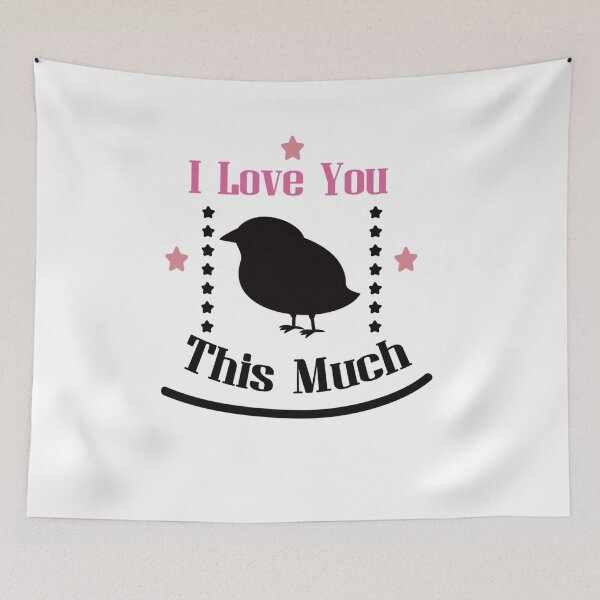 Item preview,  I love you this much tee shirt  designed and sold by chris299.