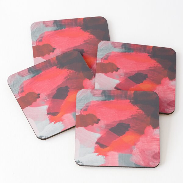 Item preview, splash painting texture abstract background in red and brown designed and sold by Mrvell.