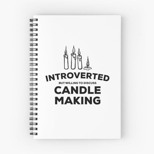 Item preview, Candle Making Design for Introverts designed and sold by HalpinDesign.
