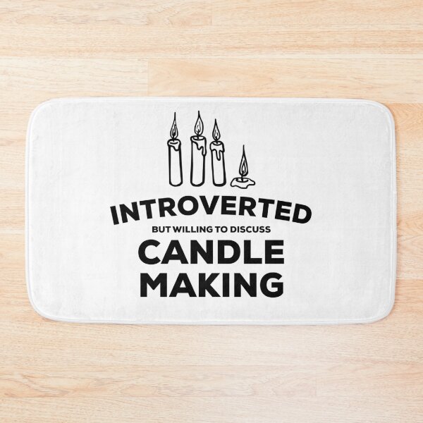 Item preview, Candle Making Design for Introverts designed and sold by HalpinDesign.