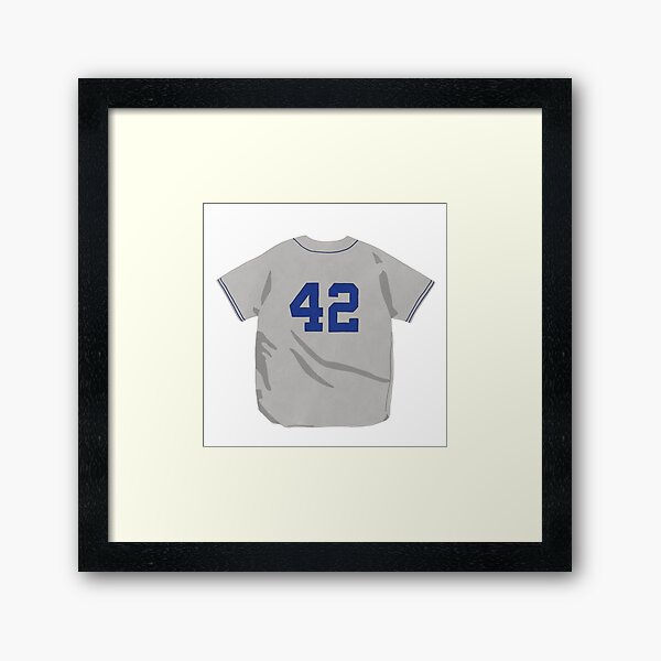 Jackie Robinson 42 Jersey Sticker for Sale by BriBiss22
