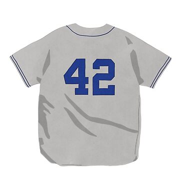 Jackie Robinson 42 Jersey Sticker for Sale by BriBiss22