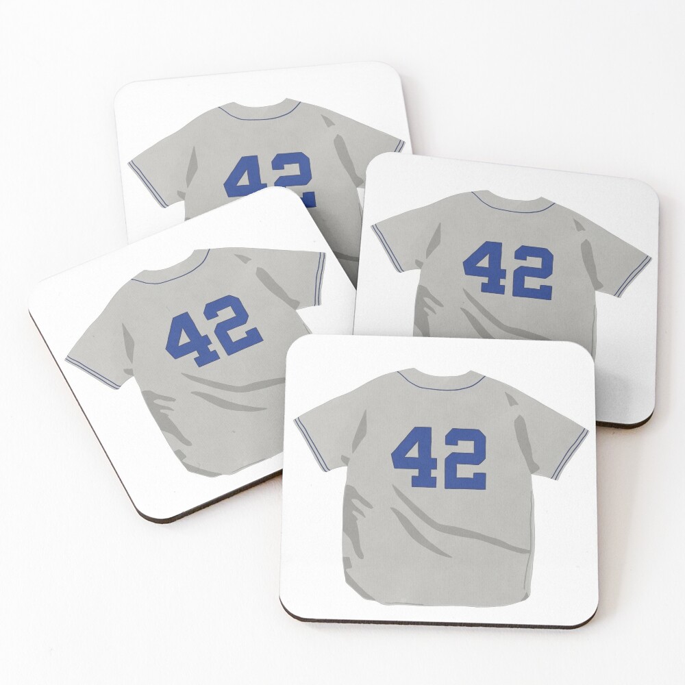 Jackie Robinson 42 Jersey Sticker for Sale by BriBiss22