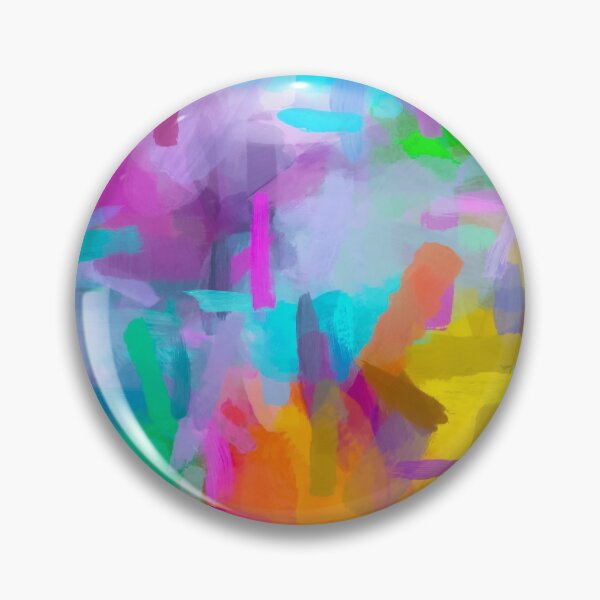 Item preview, splash painting texture abstract background in blue orange pink yellow green designed and sold by Mrvell.