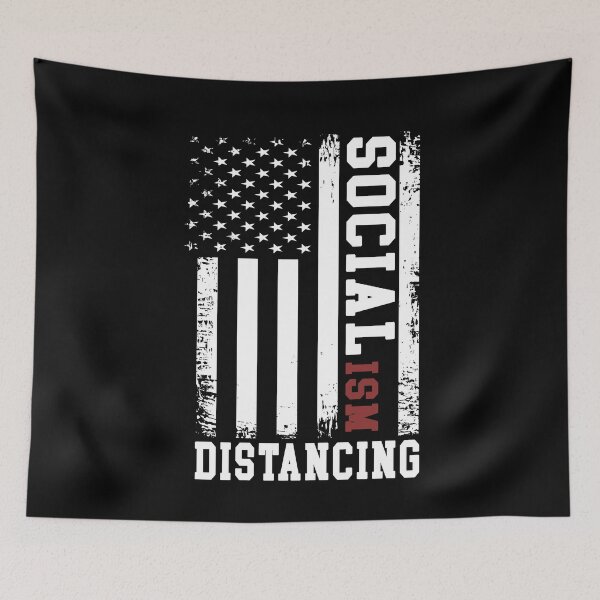 Item preview, Socialism distancing, anti socialism designed and sold by Mirnamar.