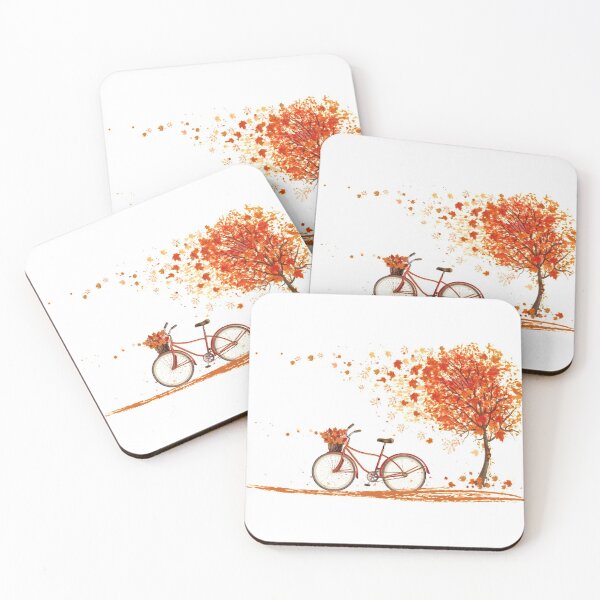 Item preview, Bicycle color autumn leaves cycling, autumn leaves maple designed and sold by Ahmed Al , Dabai.