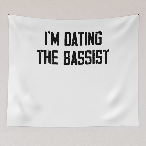 Item preview, I'm Dating The Bassist Shirt Guitar Girlfriend  designed and sold by Noussairox.