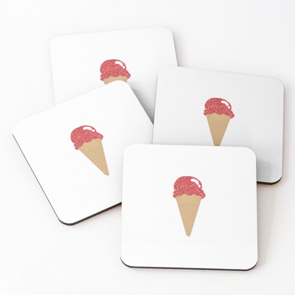 Item preview, Red glitter ice cream designed and sold by HI-design.