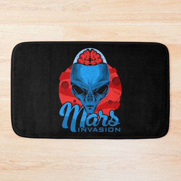 Item preview, Space Occupy Invasion Mars Red Planet Alien Brain Life Form Gift Skull designed and sold by TheAplus.