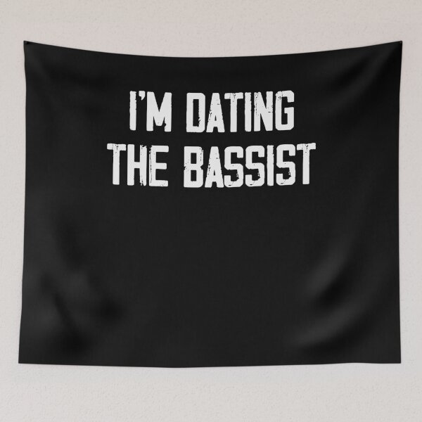 Item preview, I'm Dating The Bassist Shirt Guitar Girlfriend  designed and sold by Noussairox.