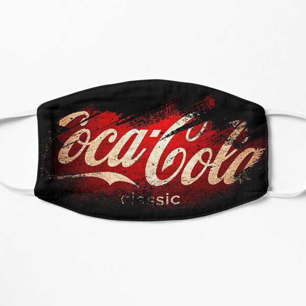 Stylized Coca Cola logo Flat Mask