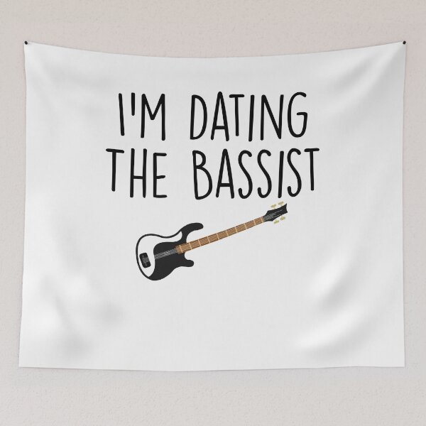 Item preview, I'm Dating The Bassist Shirt Guitar Girlfriend  designed and sold by Noussairox.
