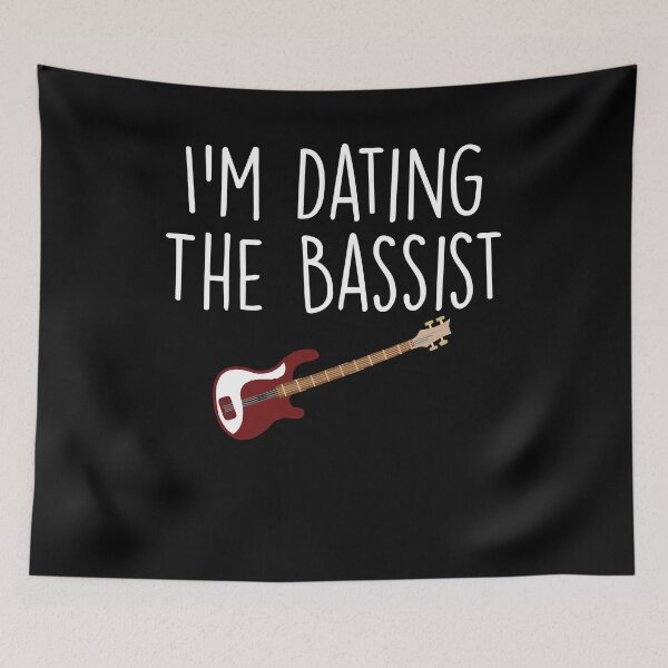Item preview, I'm Dating The Bassist Shirt Guitar Girlfriend  designed and sold by Noussairox.
