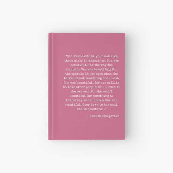 Item preview, She was beautiful - F Scott Fitzgerald designed and sold by The Little Wood Cottage.
