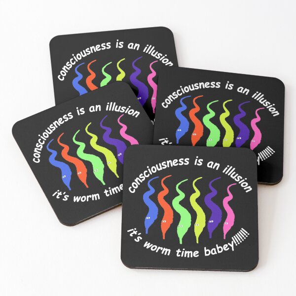 Item preview, consciousness is an illusion its worm time babey designed and sold by tasteydesigns.