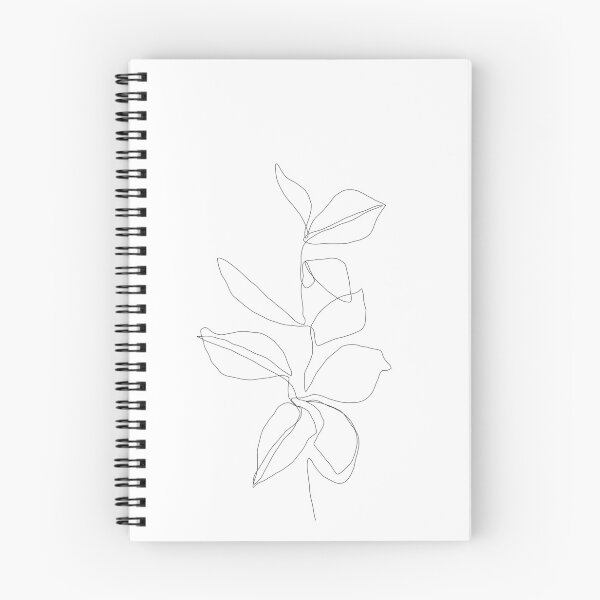 Item preview, Plant one line illustration - Birdie designed and sold by TheColourStudy.
