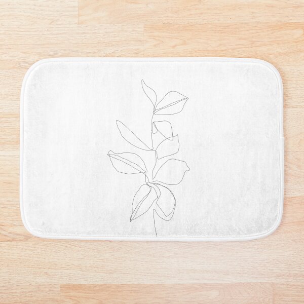 Item preview, Plant one line illustration - Birdie designed and sold by TheColourStudy.
