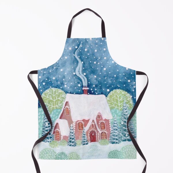 Item preview, Sweet Gingerbread Cottage, water color painting designed and sold by Amelia Gluba.