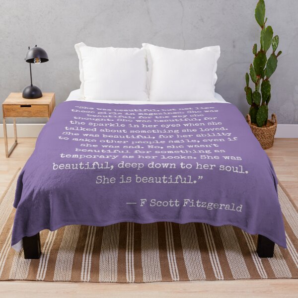 Item preview, She was beautiful - F Scott Fitzgerald designed and sold by The Little Wood Cottage.