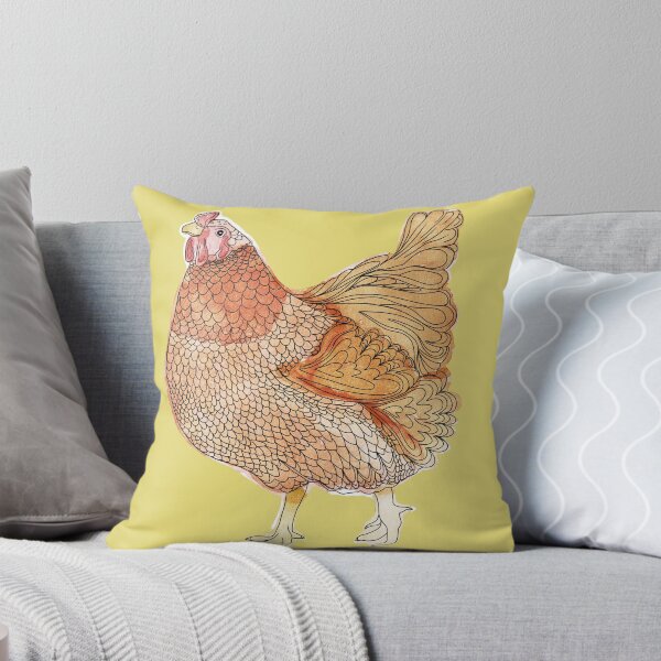 Artikelvorschau, Aquarell-Huhn-Illustration entworfen und verkauft von Notveryclassy.