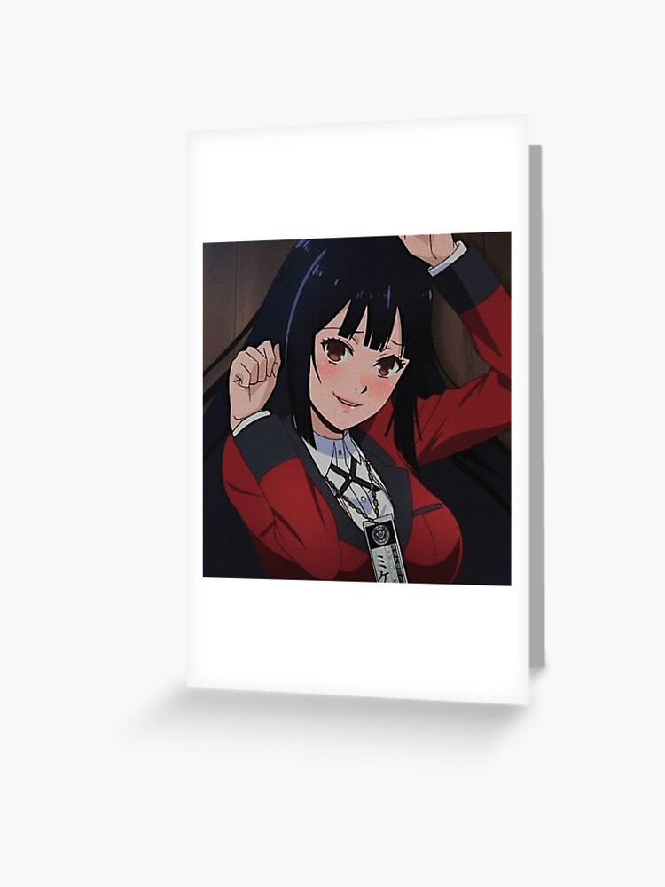 Kakegurui - Yumeko Jabami cards anime Greeting Card for Sale by