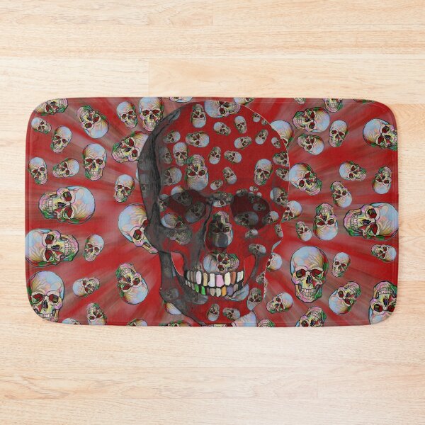 Item preview, Happy Skull Random Pattern (Red) designed and sold by Diego-t.
