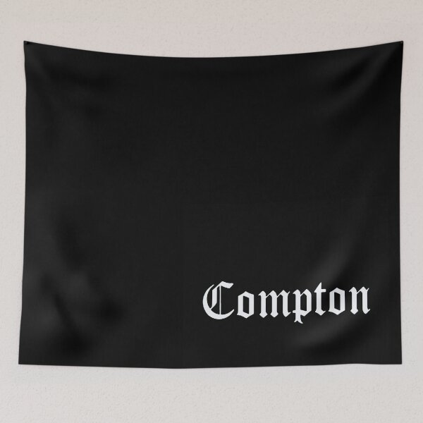 Item preview, Arte callejero hiphop blanco y negro de Compton designed and sold by Prevlin.