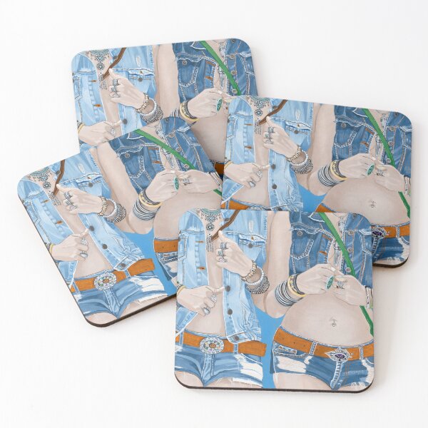 Item preview, Chicas de concierto de Coachella designed and sold by Lisamorseart.