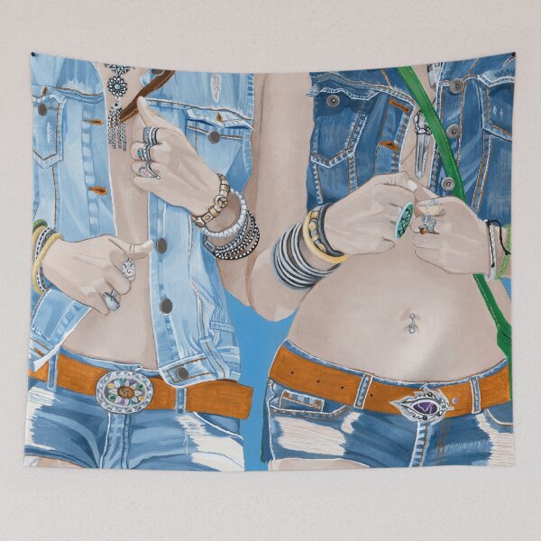 Item preview, Chicas de concierto de Coachella designed and sold by Lisamorseart.
