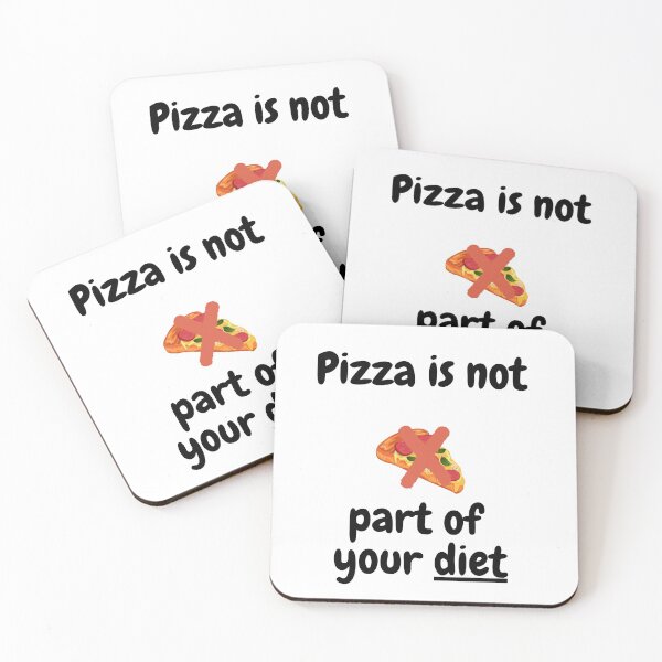 Item preview, Pizza is not Part of Your Diet designed and sold by RKSDesigns.