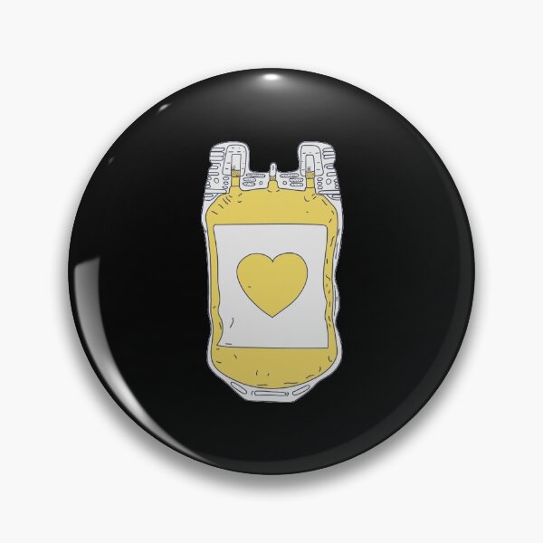 Item preview, Plasma Donor - Yellow Heart - Plasma Chemist designed and sold by DeWinnes.