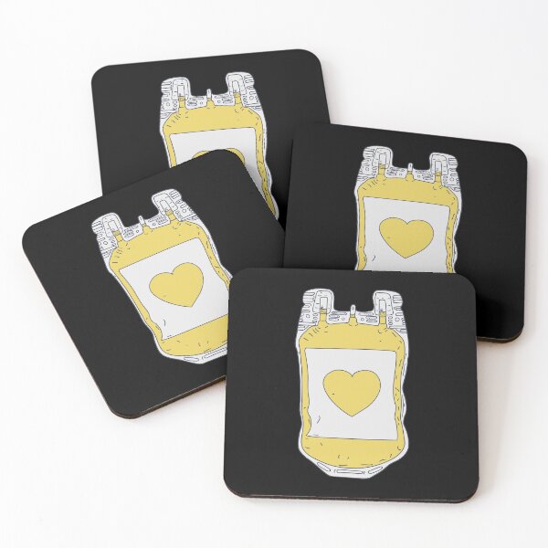 Item preview, Plasma Donor - Yellow Heart - Plasma Chemist designed and sold by DeWinnes.