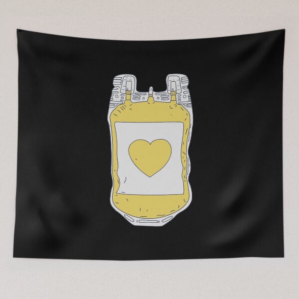 Item preview, Plasma Donor - Yellow Heart - Plasma Chemist designed and sold by DeWinnes.
