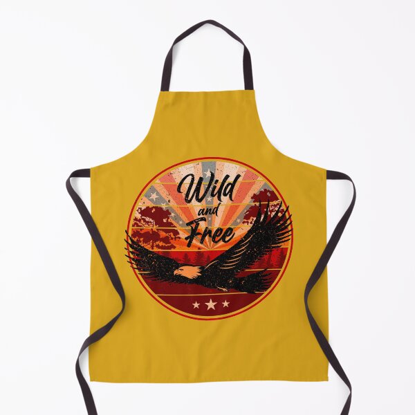 Item preview, American Eagle Wild Free USA US Patriot Proud Stars Sunset Forest Gift designed and sold by TheAplus.
