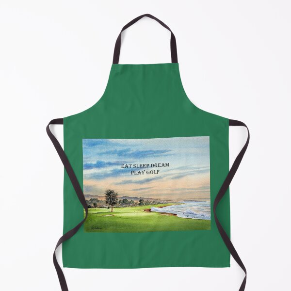 Item preview, Pebble Beach Golf Course 18th Green - Eat Sleep Dream Play Golf designed and sold by William Holkham.