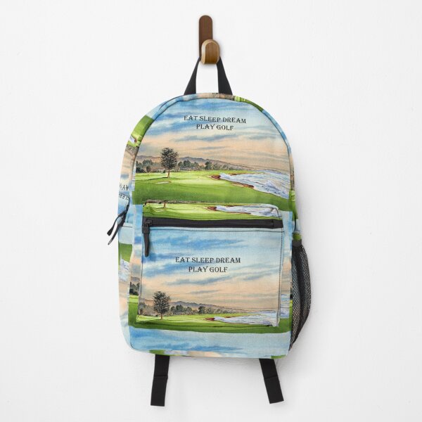 Item preview, Pebble Beach Golf Course 18th Green - Eat Sleep Dream Play Golf designed and sold by William Holkham.