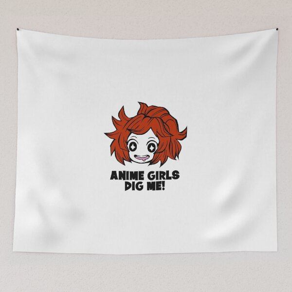 Item preview, Anime Girls Dig Me! designed and sold by jaxdarkstar.