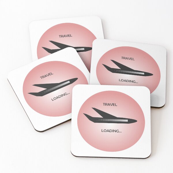 Item preview, Travel loading - circular emblem pink and black design designed and sold by Deegital18.