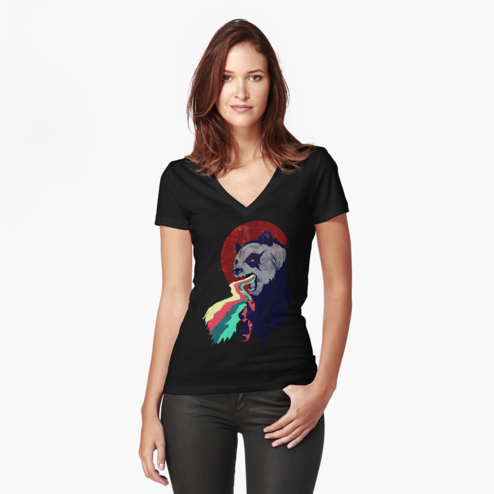Item preview, Fitted V-Neck T-Shirt designed and sold by summerath.