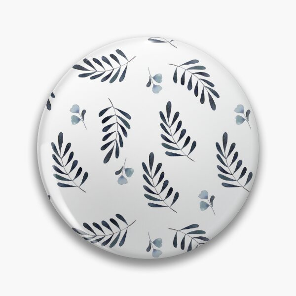 Item preview, blue leaves designed and sold by LorenaDuarte.