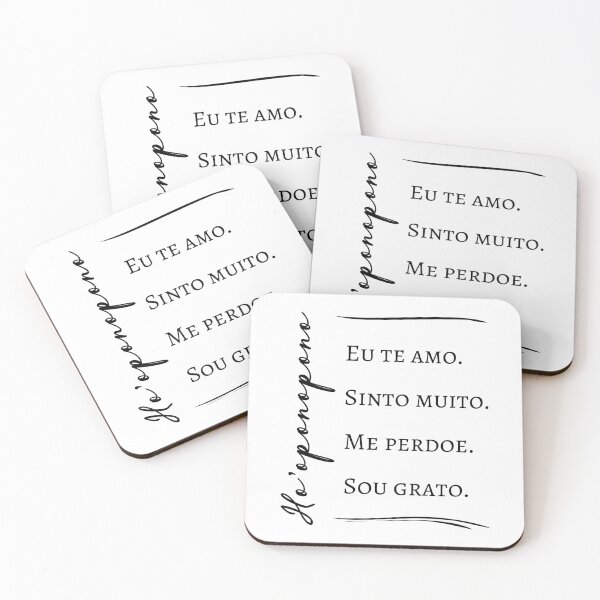 Item preview, Eu Te Amo - Portuguese - Ho'oponopono Healing Prayer Affirmation designed and sold by 4wordsmovement.
