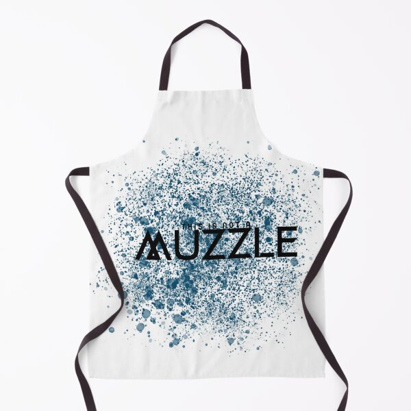 Item preview, This is not a Muzzle on Blue Splatter designed and sold by Joe-s.