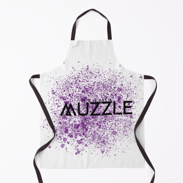 Item preview, This is not a Muzzle on Purple Splatter designed and sold by Joe-s.