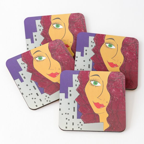 Item preview, Painting girl in the city designed and sold by Vanessaart.