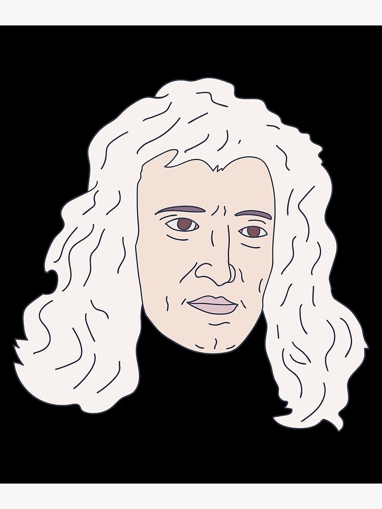 Isaac Newton Famous Scientist Calculus Inventor Poster For Sale By Dewinnes Redbubble 1433