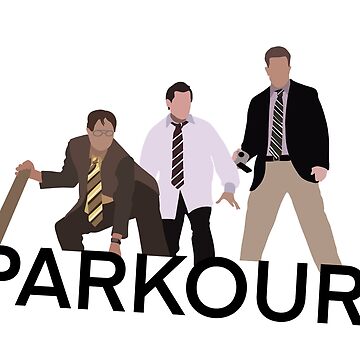 Artwork thumbnail, The Office: Parkour! by Katethecreative