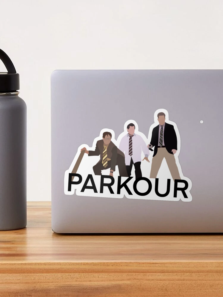 The Office Logo Parkour Vinyl Sticker - Official The Office Merchandis –  Papersalt