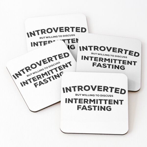Item preview, Intermittent Fasting Introvert designed and sold by HalpinDesign.