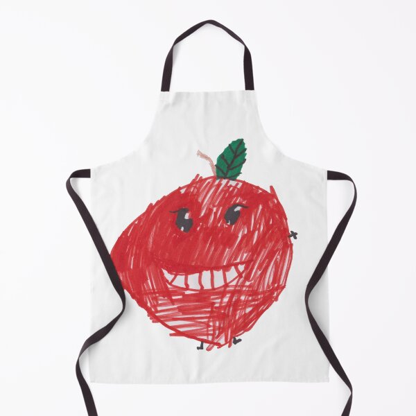 Item preview, Happy Red Apple Fruit Friend designed and sold by MomoArtFairy.