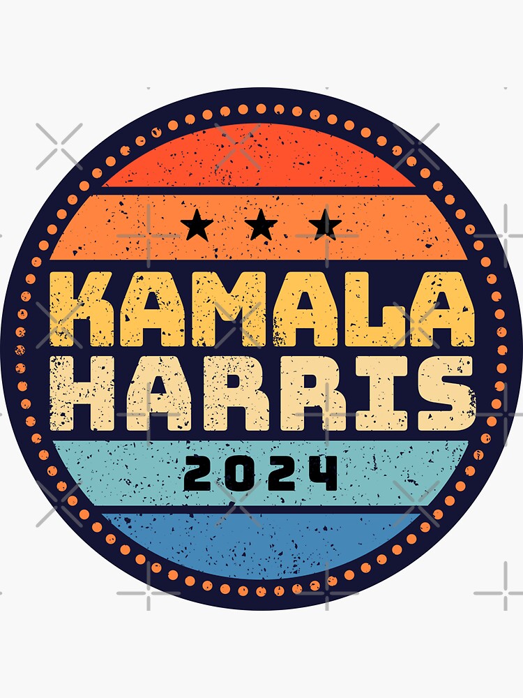 "Kamala Harris For President Kamala 2024 " Sticker for Sale by